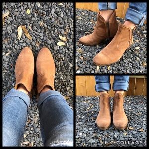 Seychelles Suede Ankle Booties